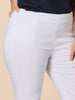 Zara Stretch Pant - White