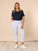Zara Stretch Pant - White