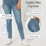 Sophie High Rise Skinny Leg Jean - Denim