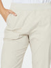 Santorini Cotton Capri Pant - Stone