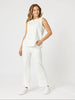 Threadz Charli Denim Top - Ivory