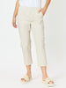 Santorini Cotton Capri Pant - Stone