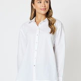 Urban HiLo Relaxed Shirt - White