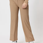 Courtney Ribbed Pant - Toffee