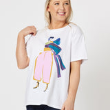 Girl Abstract T-shirt - White