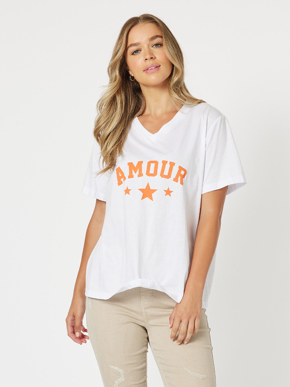 Amour T-Shirt - Orange