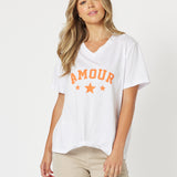 Amour T-Shirt - Orange