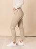 LA Distressed Pull On Stretch Denim Jean - Natural