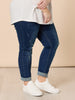 LA Stretch Pull On Jean - Dark Denim