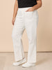 Carpenter Stretch Wide Leg Jean - Ivory threadz