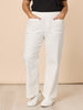 Carpenter Stretch Wide Leg Jean - Ivory threadz