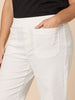 Carpenter Stretch Wide Leg Jean - Ivory threadz