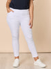 LA Stretch Pull On Jean - White threadz