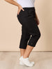 Santorini Cropped Pant - Black