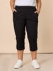 Santorini Cropped Pant - Black threadz