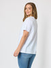 Cotton V-neck T-shirt - White