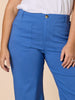 Marine Wide Leg Pant - Blue threadz