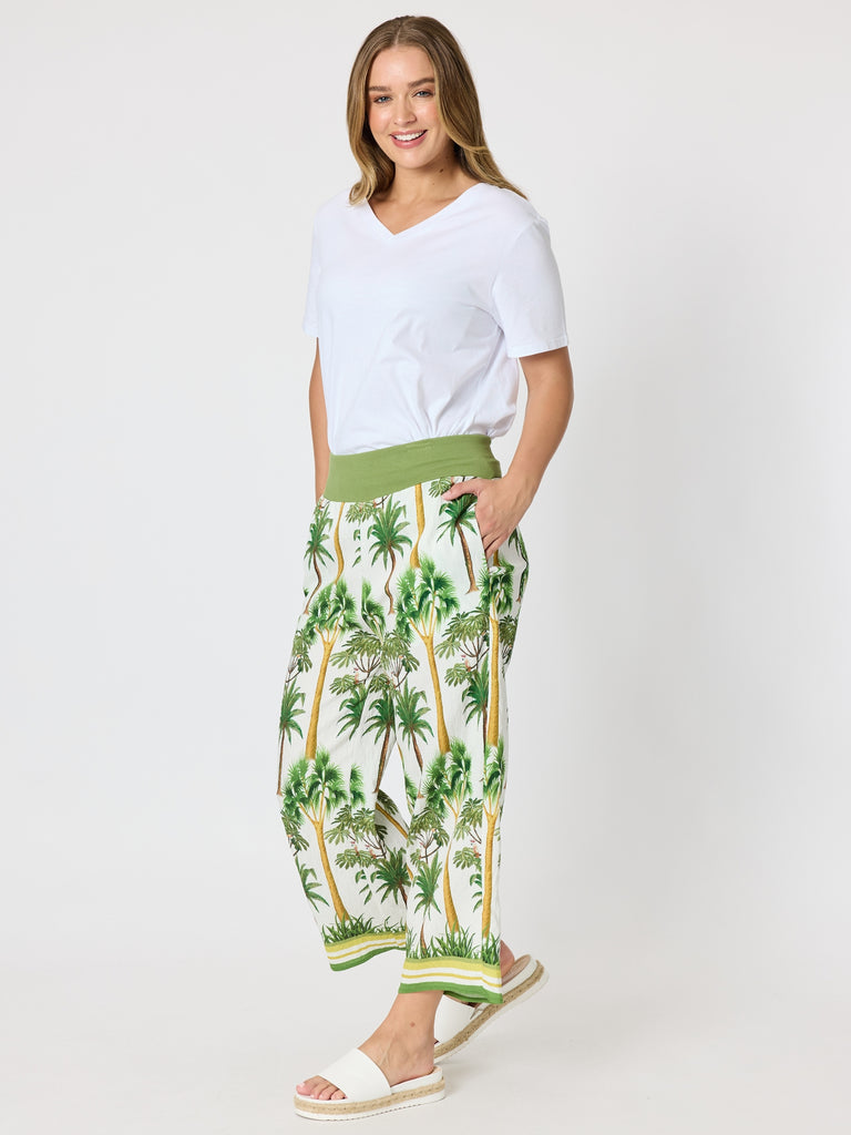 Amazon Print Pant - Green / Multi