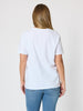 Cotton V-neck T-shirt - White