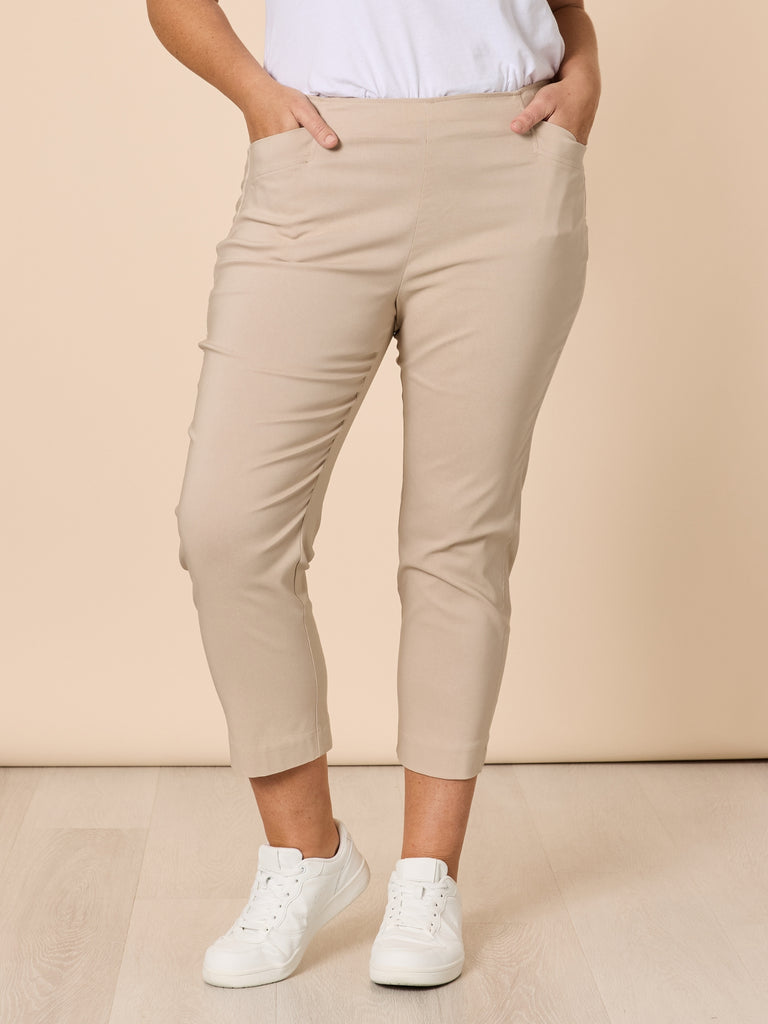 Zara Stretch Pant - Natural threadz