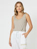 Basic Cotton Cami - Natural
