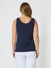 Basic Cotton Camisole - Navy