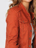 Military Denim Jacket - Maple