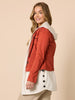 Military Denim Jacket - Maple