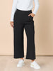 Kimmy Ponte Wide Leg Pant - Black