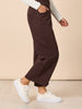 Kimmy Ponte Wide Leg Pant - Coffee