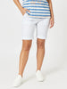 Santorini Cotton Pull On Short - White