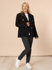 Lauren Double Breasted Blazer - Black