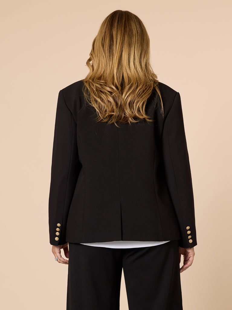 Lauren Double Breasted Blazer - Black GORDON SMITH THREADZ