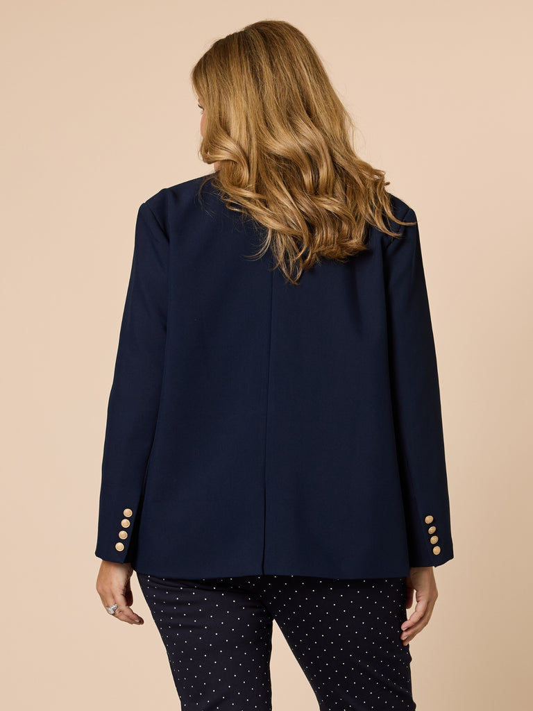 Lauren Double Breasted Blazer - Navy gordon smith threadz
