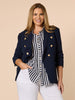 Lauren Double Breasted Blazer - Navy
