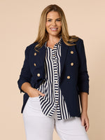 Lauren Double Breasted Blazer - Navy