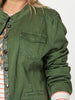 Maggie Denim Jacket - Khaki