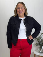 Maggie Denim Jacket - Black