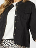 Maggie Denim Jacket - Black THREADZ