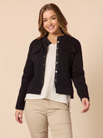 Maggie Denim Jacket - Black
