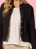 Maggie Denim Jacket - Black