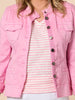 Maggie Denim Jacket - Flamingo THREADZ