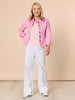 Maddy High Rise Wide Leg Jean - White