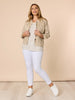 LA Stretch Pull On Jean - White threadz