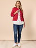 Maggie Denim Jacket - Red