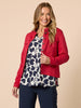 Maggie Denim Jacket - Red