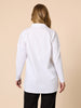 Julie Jersey Sleeve Shirt - White