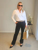 Brooklyn Straight Leg Pant - Black