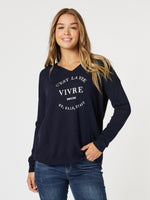 C'Est La Vie Knit - Navy