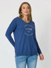 C'est La Vie Knit - Indigo